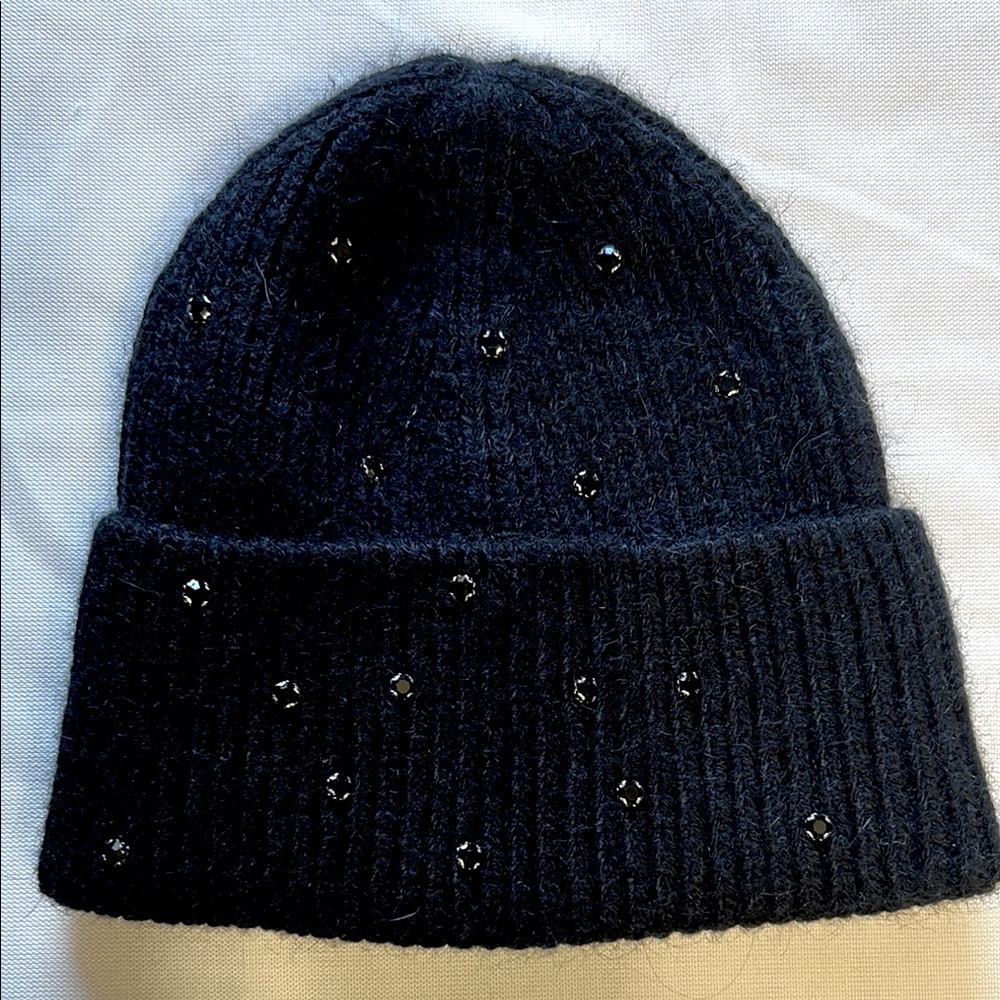 Black Beanie with Embellishments
